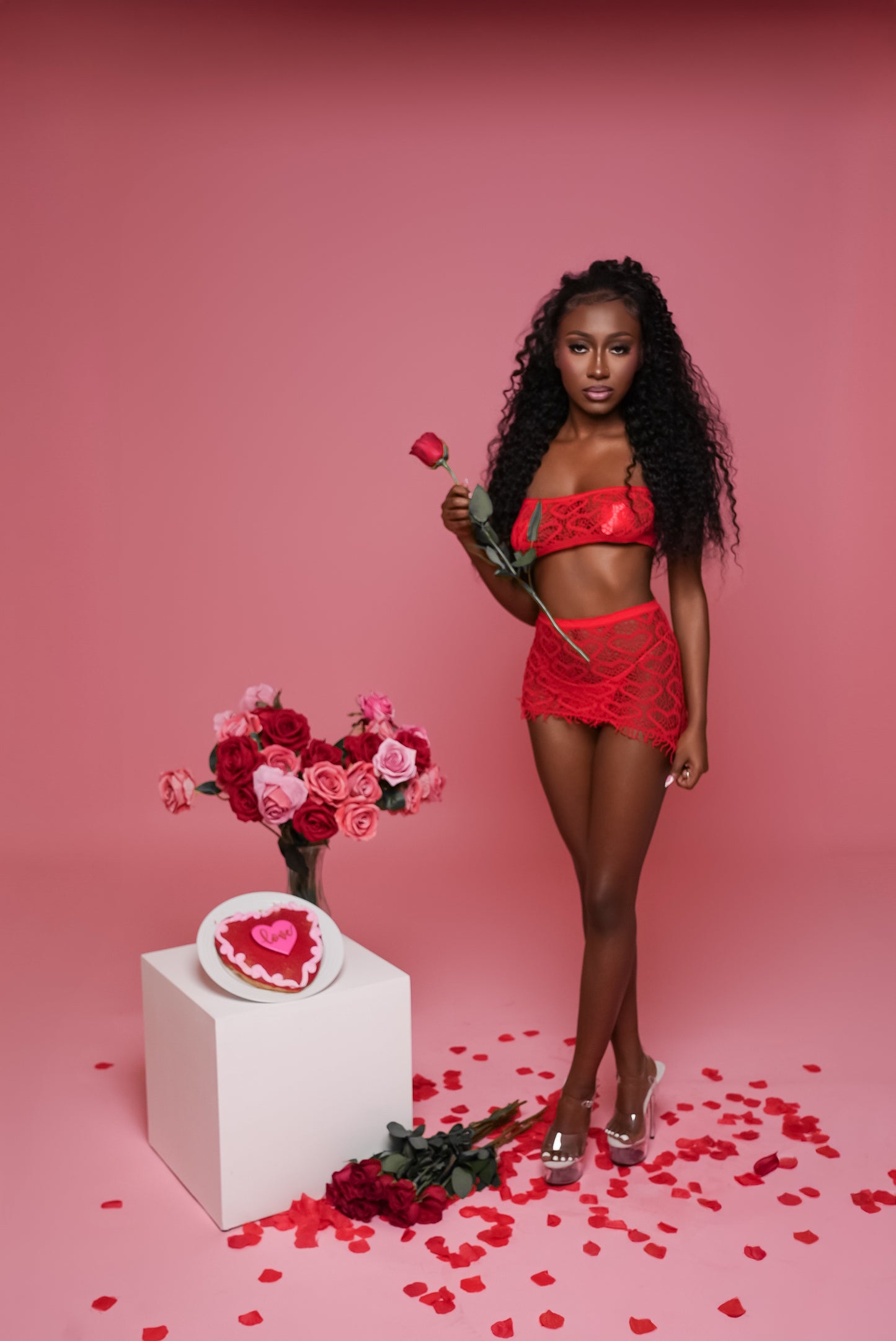 Tease Me in Red 2 piece